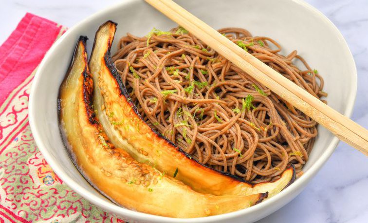 RECIPE: Quick-cooking soba is the star of this easy eggplant dish