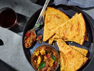 This Crispy, Creamy Socca With Ratatouille Will Transport You to the South of France