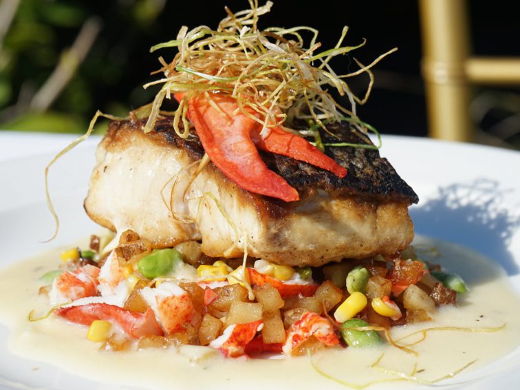 Recipe: Scott Kampf’s Pan-Seared Striped Bass