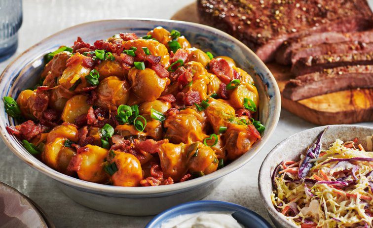 Recipe: Fully Loaded Slow Cooker Potatoes