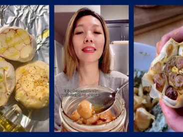 Monster garlic recipes have captivated Tiktok cooks – video