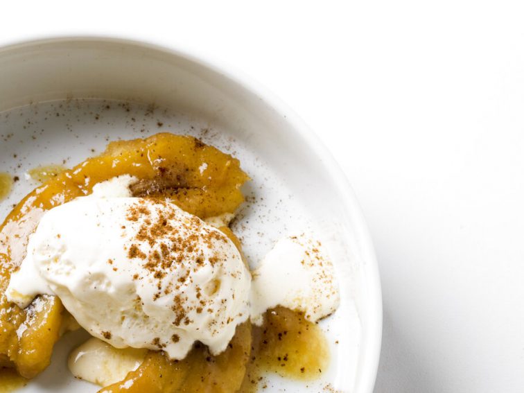 Recipe: Savory miso balances one-note bananas Foster