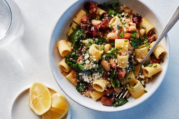 A Smoky and Bright Pasta