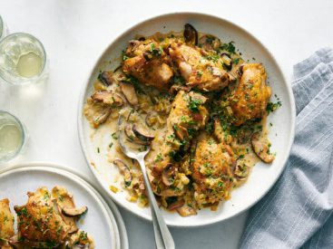 A Creamy, Wine-Braised Chicken to Celebrate Simply