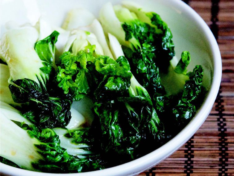 Stir-Fried Sesame Baby Bok Choy