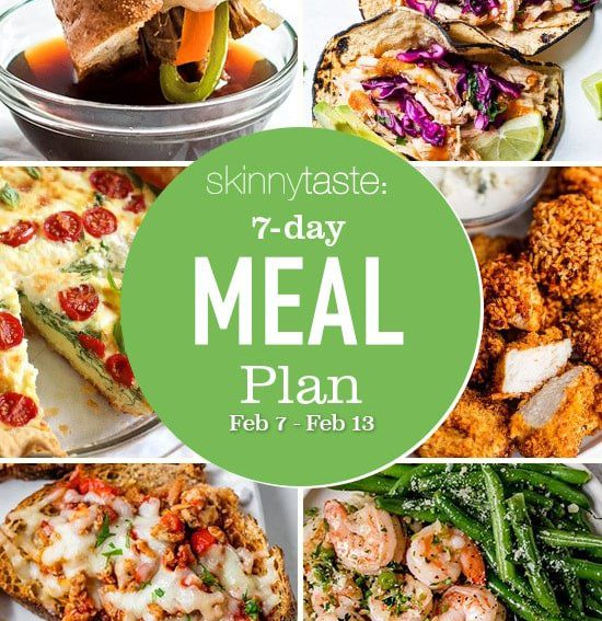 7 Day Healthy Meal Plan (Feb 7-13)