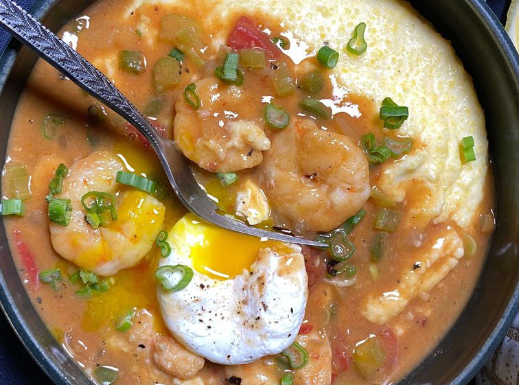 Shrimp Étouffée with Creamy Grits Recipe