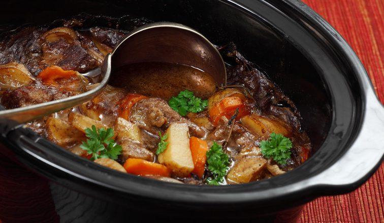 The Real Reason You Should Use Less Liquid In Slow Cooker Recipes