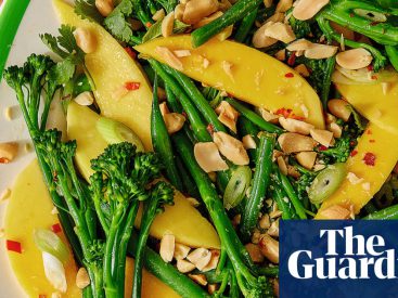 Asparagus and beetroot, and new potatoes with blue cheese: Alice Hart’s spring salads – recipes