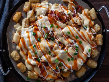 5-Ingredient Buffalo Chicken Totchos Recipe: Tater Tots Have Never Tasted So Good