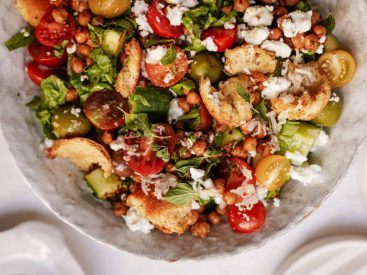 From Greek Cobb Salad to Sweetcorn Red Pepper Fritters: Our Top Eight Vegan Recipes of the Day!