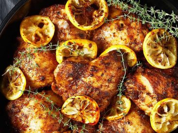 4-Ingredient Crispy Lemon Thyme Chicken Recipe Cooks in 10 Minutes