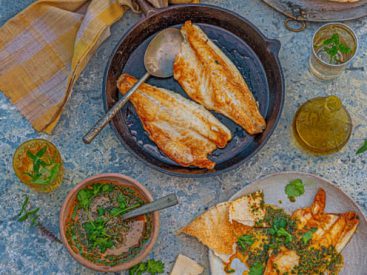 Claudia Roden’s recipe for pan-cooked fish with chermoula