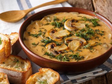 Creamy Hungarian Mushroom Soup Recipe Is Exploding With Flavors