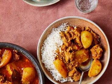 Lamb curry and cheesy crumble: Ravinder Bhogal’s root vegetable recipes