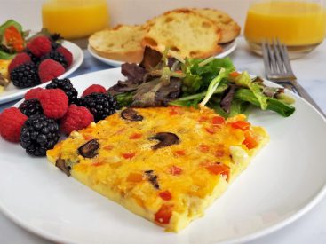 Start the day off right with these recipes for Easy Sheet Pan Omelet and Make-Ahead Breakfast Sandwiches