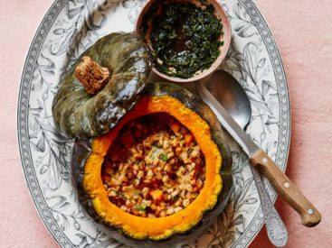 Stunning alternative Sunday lunches: Thomasina Miers’ recipe for whole roast squash