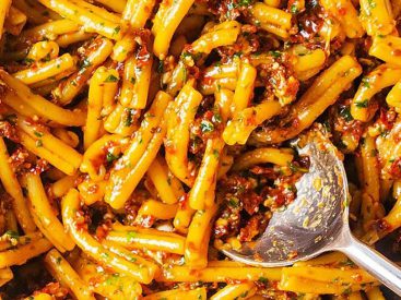 Giada de Laurentiis' Top 5 Recipes of 2022: 20-Minute Sundried Tomato Pesto Pasta Recipe