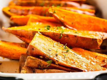 Simple 3-Ingredient Baked Sweet Potato Wedges Recipe: A Healthy Side Dish