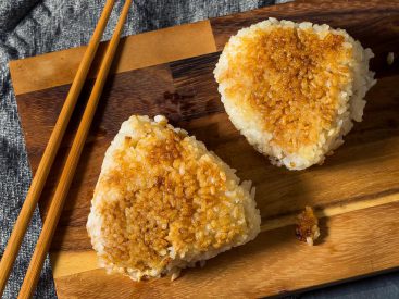 Tasty Japanese Rice Balls Recipe (Yaki Onigiri): Crispy, Soft & Sticky