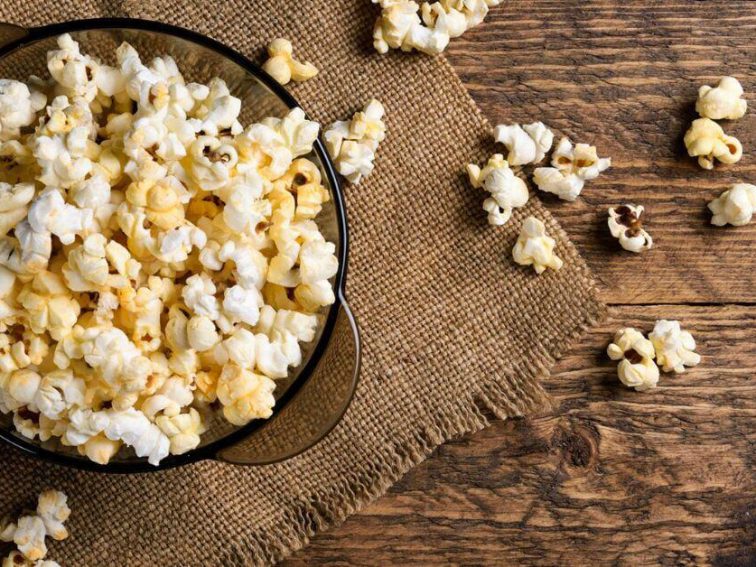 Sweet and Salty Vegan Caramel Popcorn Bites