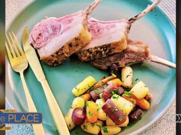 Roasted Rack of Lamb and Roasted Tri-Colored Carrots Recipes