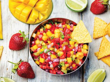 Fruit salsas, four easy recipes impossible to mess up
