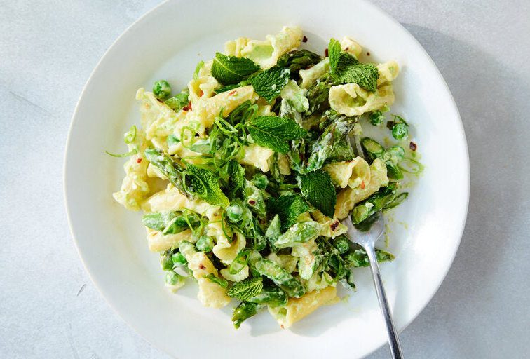 Asparagus-Feta Pasta