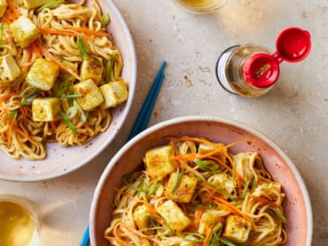 Tom Kerridge’s budget recipes for peanut noodles and cheesy spaghetti