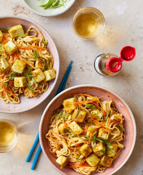 Tom Kerridge’s budget recipes for peanut noodles and cheesy spaghetti