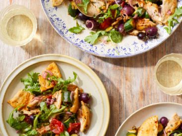 Honey & Co’s recipes for spicy, lamb-stuffed figs and chicken and grape fattoush