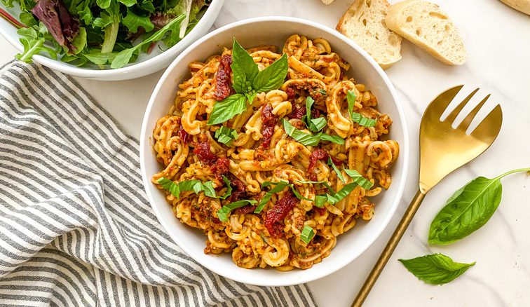 Sun-Dried Tomato Pesto Pasta Recipe