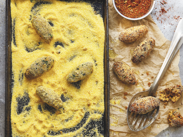 Daily Top Recipes: BBQ Falafel Croquettes to Coffee Ice Cream With Salted Caramel!