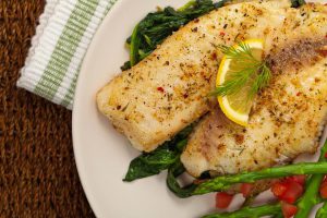 Skinny Mediterranean Baked Fish Recipe Cooks In 20 Minutes