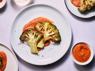 Broccoli Steaks With Romesco Recipe