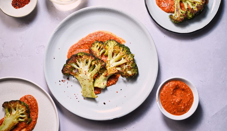 Broccoli Steaks With Romesco Recipe