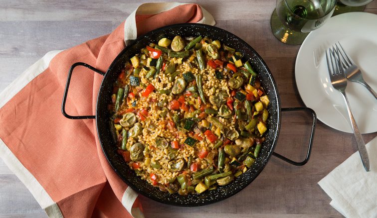 Vegan Paella De Verduras Recipe