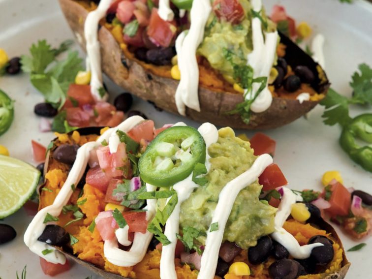 Make a Loaded Taco Sweet Potato with new ‘Plantifully Simple’ cookbook