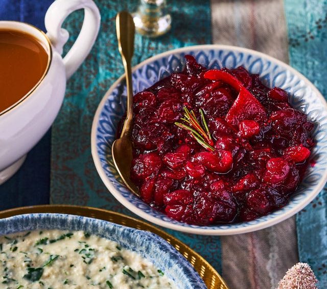 Gin and Rosemary Cranberry Sauce