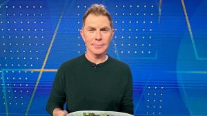 Bobby Flay shares NY strip steak with 'shamrock' butter and roasted cabbage recipes