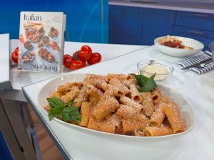 Anna Francese Gass shares 2 easy sheet pan meals for pasta, chicken cacciatore